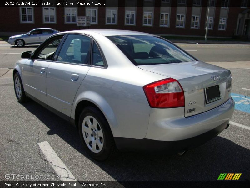 Light Silver Metallic / Ebony 2002 Audi A4 1.8T Sedan