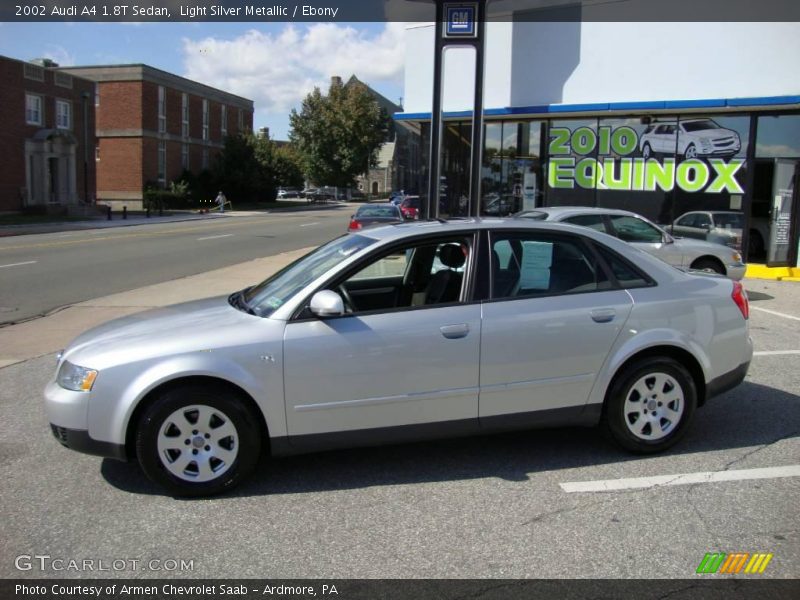 Light Silver Metallic / Ebony 2002 Audi A4 1.8T Sedan