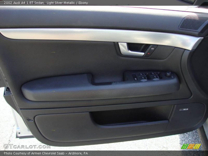 Light Silver Metallic / Ebony 2002 Audi A4 1.8T Sedan