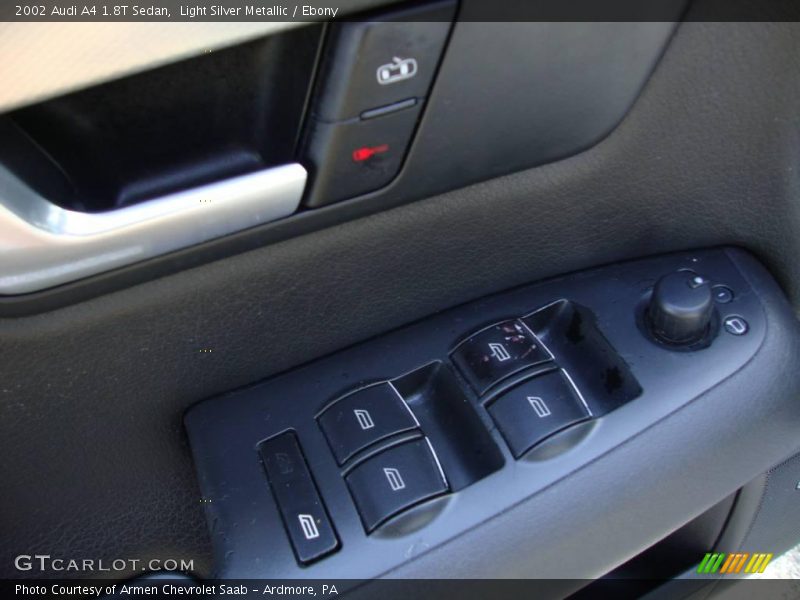 Light Silver Metallic / Ebony 2002 Audi A4 1.8T Sedan