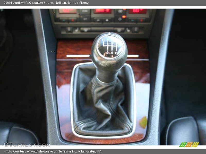 Brilliant Black / Ebony 2004 Audi A4 3.0 quattro Sedan