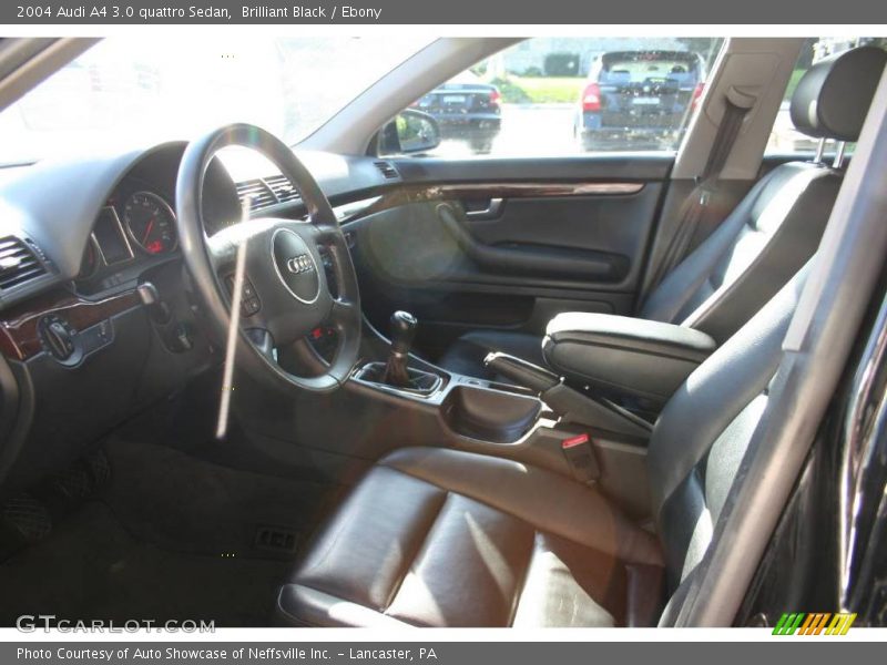 Brilliant Black / Ebony 2004 Audi A4 3.0 quattro Sedan