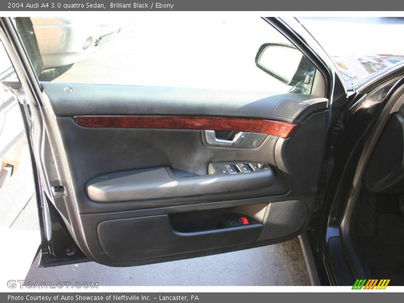 Brilliant Black / Ebony 2004 Audi A4 3.0 quattro Sedan