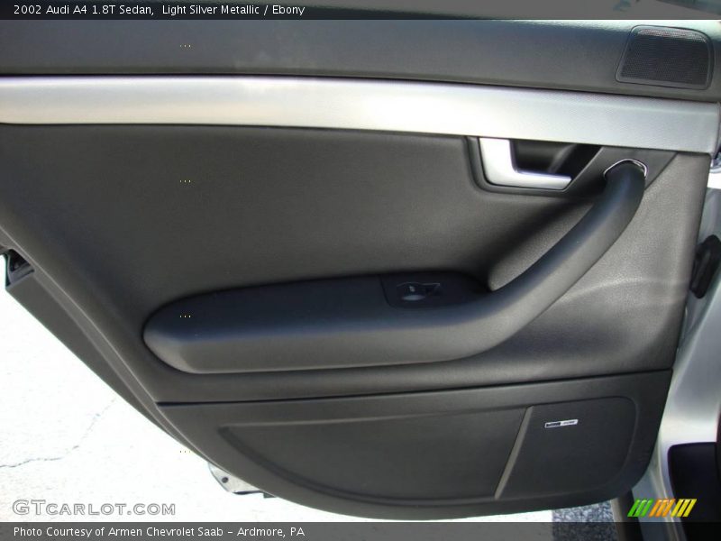 Light Silver Metallic / Ebony 2002 Audi A4 1.8T Sedan