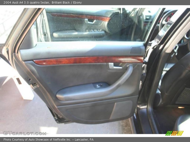 Brilliant Black / Ebony 2004 Audi A4 3.0 quattro Sedan