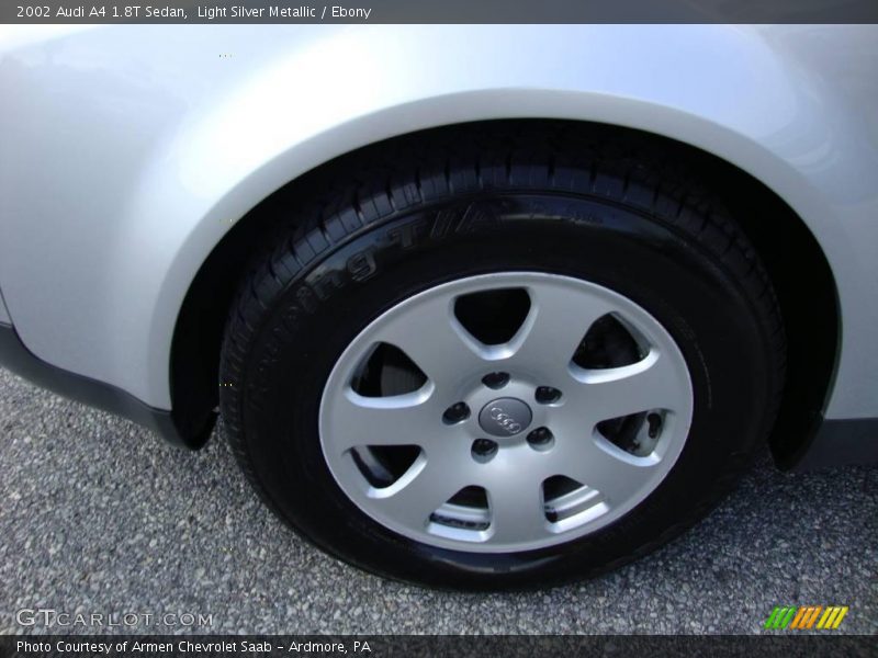 Light Silver Metallic / Ebony 2002 Audi A4 1.8T Sedan