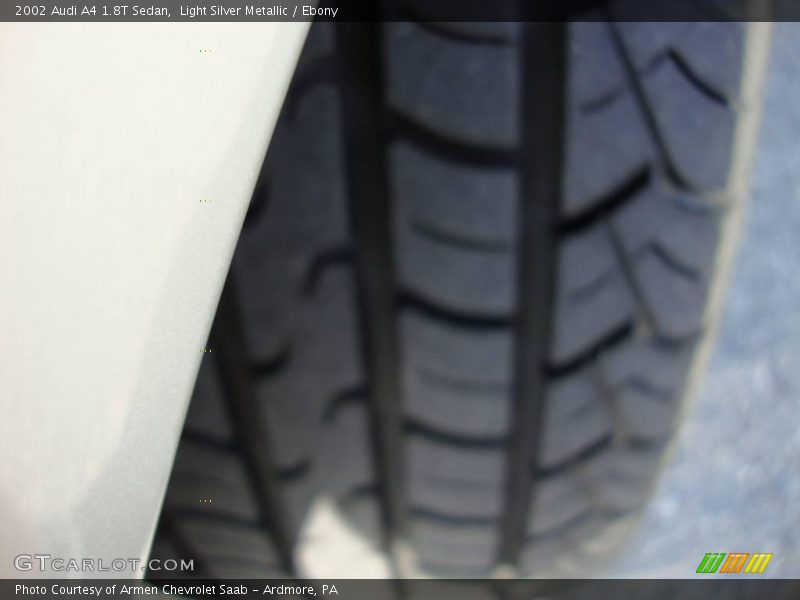 Light Silver Metallic / Ebony 2002 Audi A4 1.8T Sedan