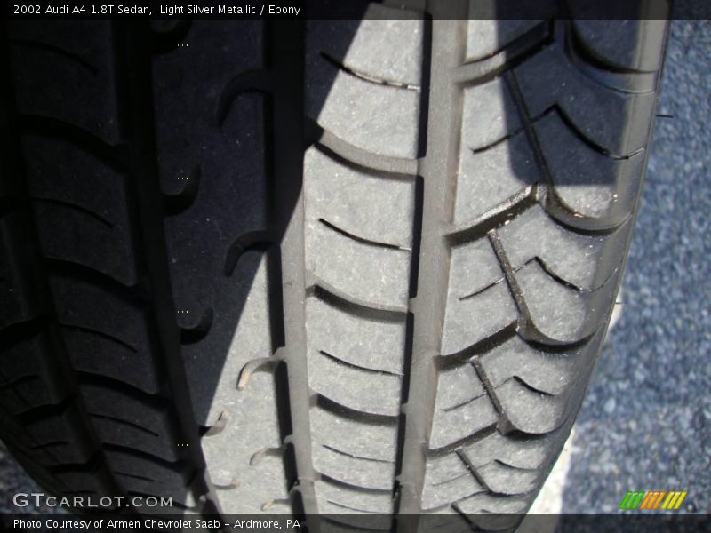 Light Silver Metallic / Ebony 2002 Audi A4 1.8T Sedan