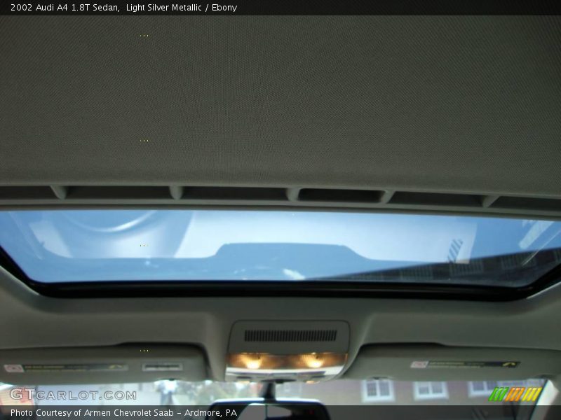 Light Silver Metallic / Ebony 2002 Audi A4 1.8T Sedan