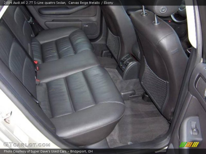 Canvas Beige Metallic / Ebony 2004 Audi A6 2.7T S-Line quattro Sedan