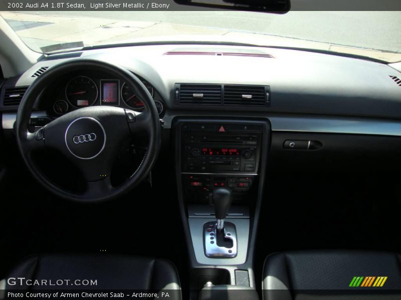 Light Silver Metallic / Ebony 2002 Audi A4 1.8T Sedan