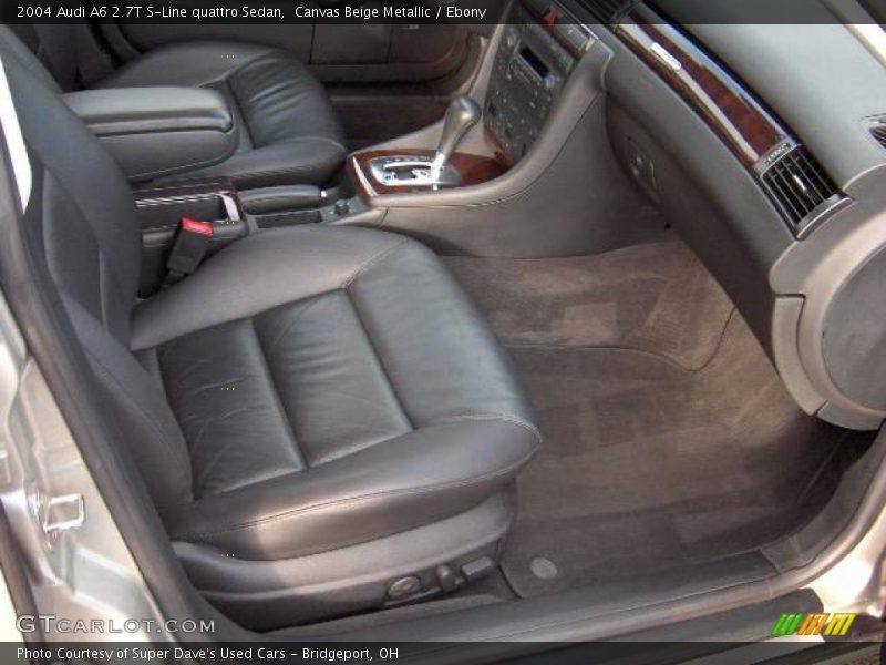 Canvas Beige Metallic / Ebony 2004 Audi A6 2.7T S-Line quattro Sedan
