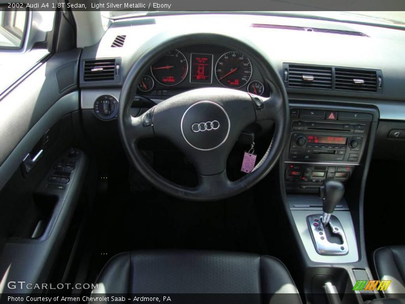 Light Silver Metallic / Ebony 2002 Audi A4 1.8T Sedan