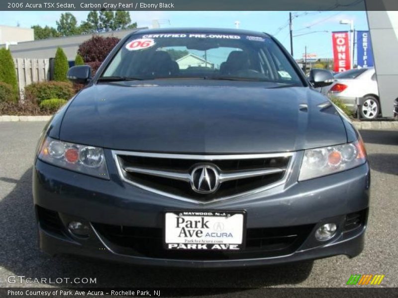 Carbon Gray Pearl / Ebony Black 2006 Acura TSX Sedan