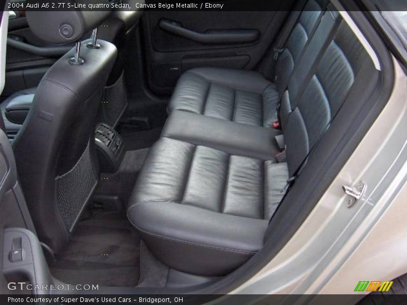 Canvas Beige Metallic / Ebony 2004 Audi A6 2.7T S-Line quattro Sedan