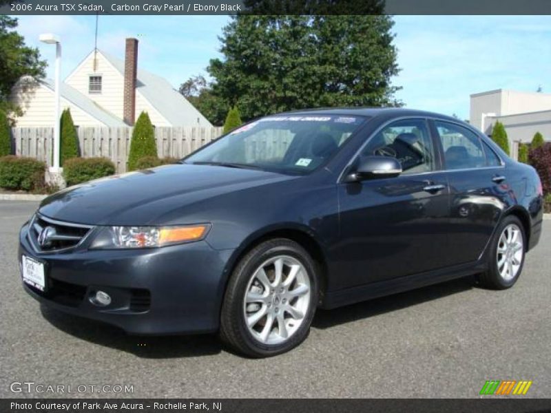 Carbon Gray Pearl / Ebony Black 2006 Acura TSX Sedan
