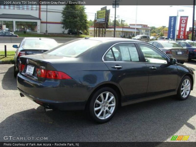 Carbon Gray Pearl / Ebony Black 2006 Acura TSX Sedan