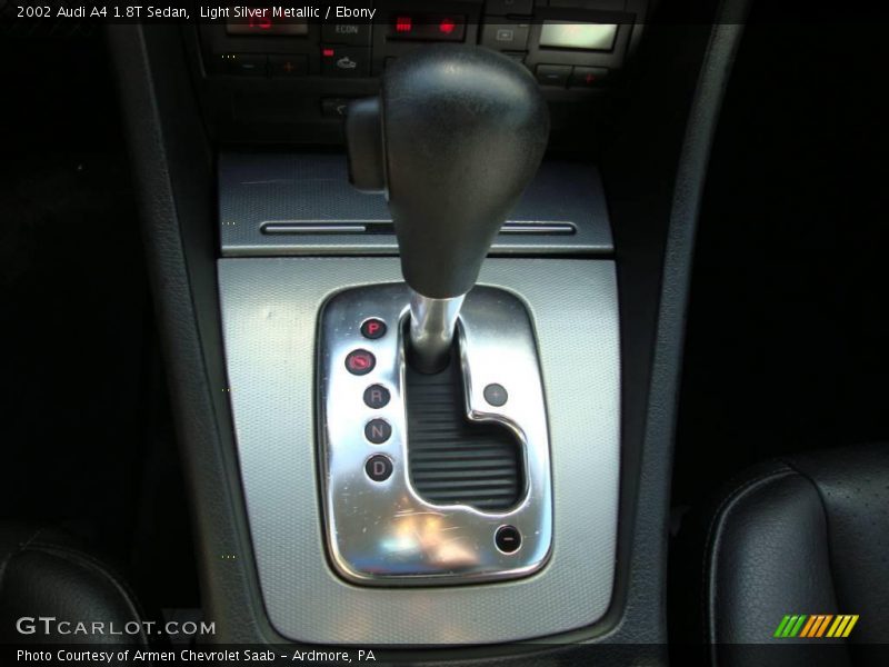 Light Silver Metallic / Ebony 2002 Audi A4 1.8T Sedan