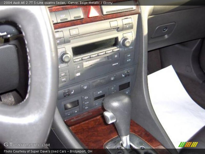 Canvas Beige Metallic / Ebony 2004 Audi A6 2.7T S-Line quattro Sedan