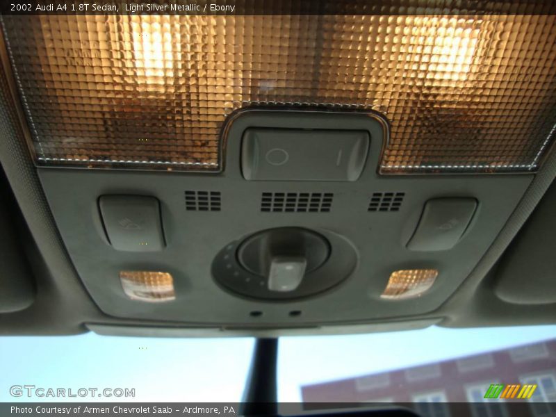 Light Silver Metallic / Ebony 2002 Audi A4 1.8T Sedan