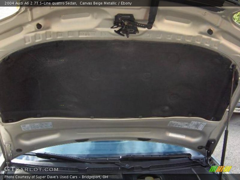 Canvas Beige Metallic / Ebony 2004 Audi A6 2.7T S-Line quattro Sedan