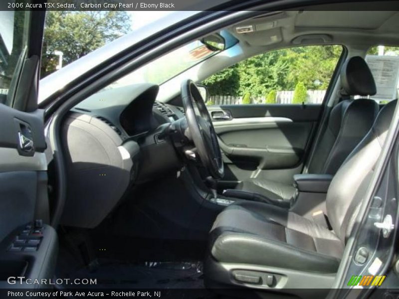 Carbon Gray Pearl / Ebony Black 2006 Acura TSX Sedan