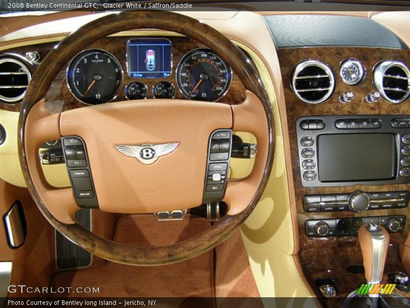 Glacier White / Saffron/Saddle 2008 Bentley Continental GTC