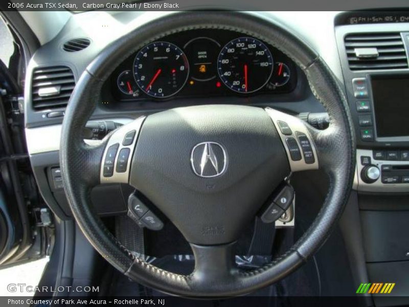 Carbon Gray Pearl / Ebony Black 2006 Acura TSX Sedan