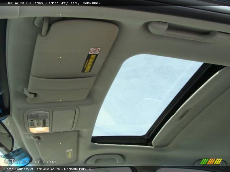 Carbon Gray Pearl / Ebony Black 2006 Acura TSX Sedan