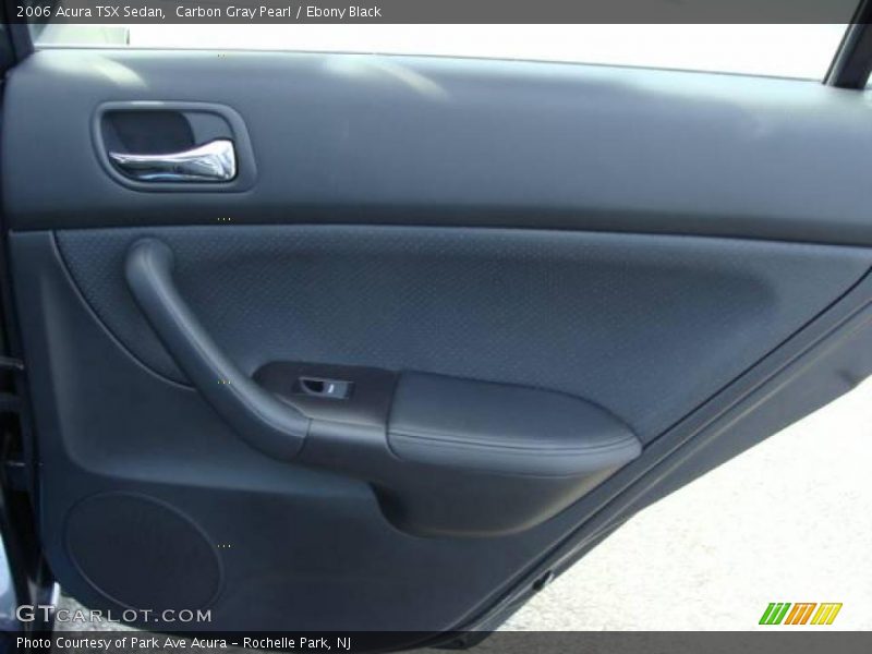 Carbon Gray Pearl / Ebony Black 2006 Acura TSX Sedan