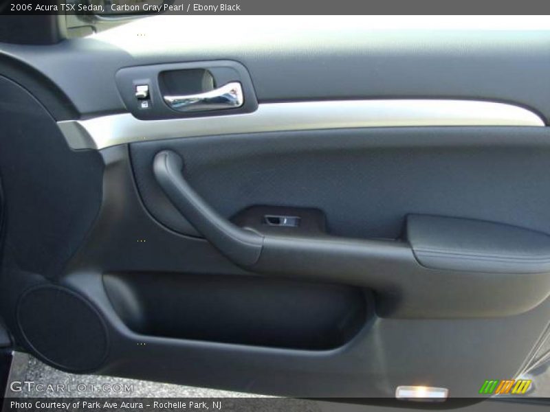 Carbon Gray Pearl / Ebony Black 2006 Acura TSX Sedan