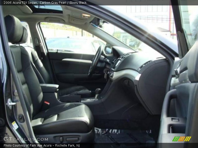 Carbon Gray Pearl / Ebony Black 2006 Acura TSX Sedan