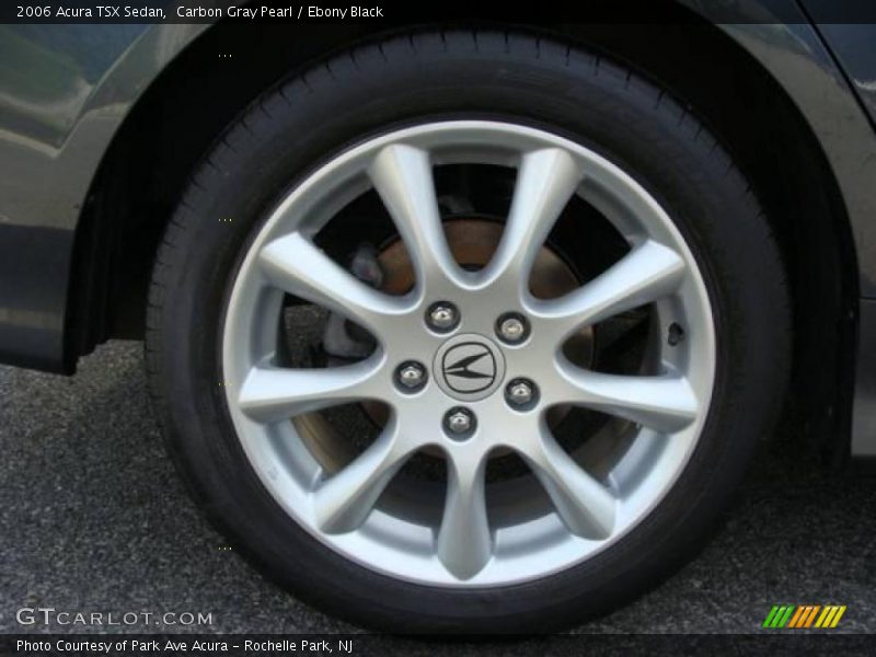 Carbon Gray Pearl / Ebony Black 2006 Acura TSX Sedan