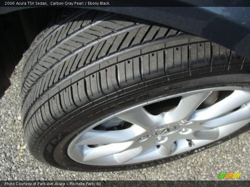 Carbon Gray Pearl / Ebony Black 2006 Acura TSX Sedan