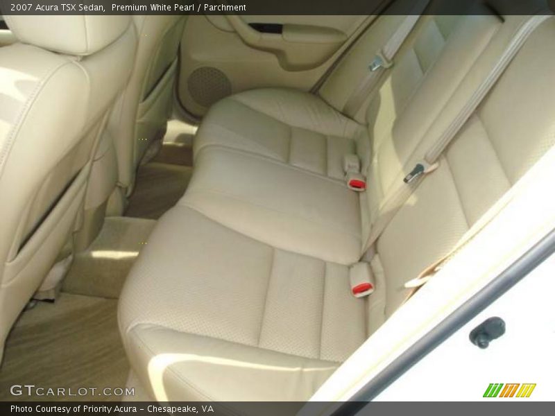 Premium White Pearl / Parchment 2007 Acura TSX Sedan