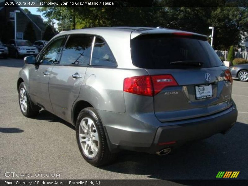 Sterling Gray Metallic / Taupe 2008 Acura MDX Technology