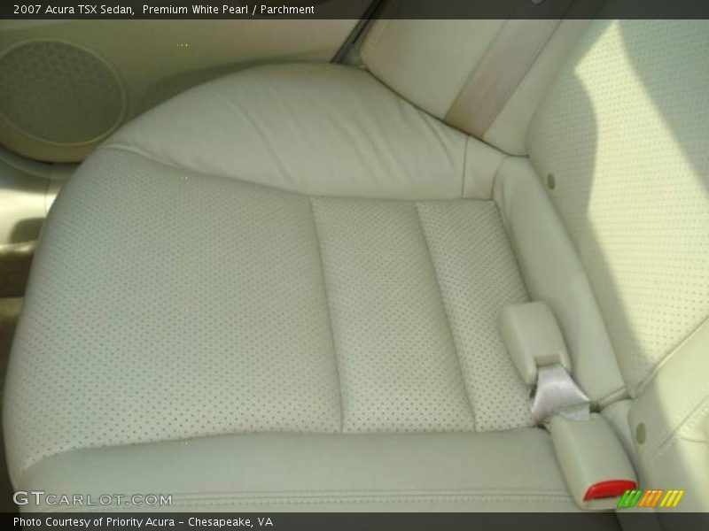 Premium White Pearl / Parchment 2007 Acura TSX Sedan