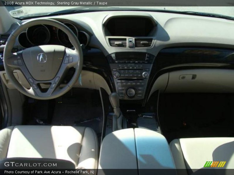 Sterling Gray Metallic / Taupe 2008 Acura MDX Technology