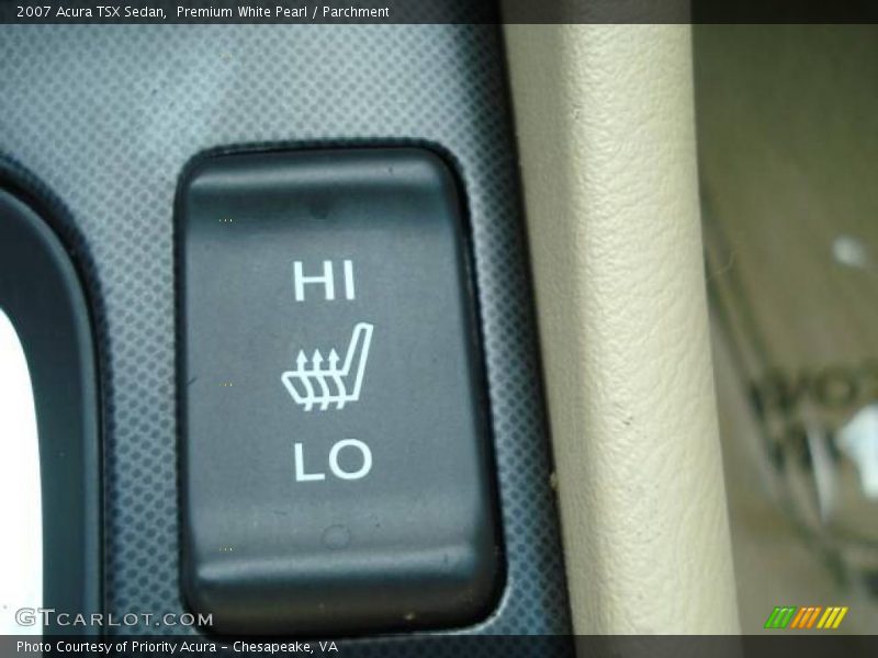 Premium White Pearl / Parchment 2007 Acura TSX Sedan