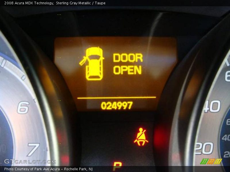 Sterling Gray Metallic / Taupe 2008 Acura MDX Technology