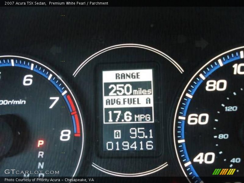 Premium White Pearl / Parchment 2007 Acura TSX Sedan