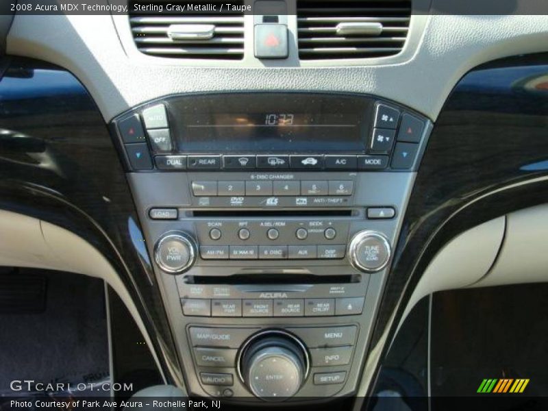 Sterling Gray Metallic / Taupe 2008 Acura MDX Technology