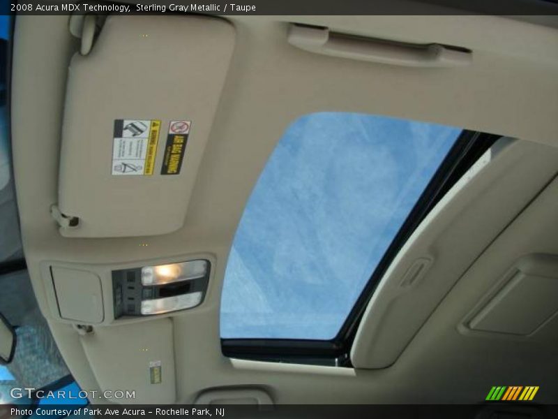 Sterling Gray Metallic / Taupe 2008 Acura MDX Technology