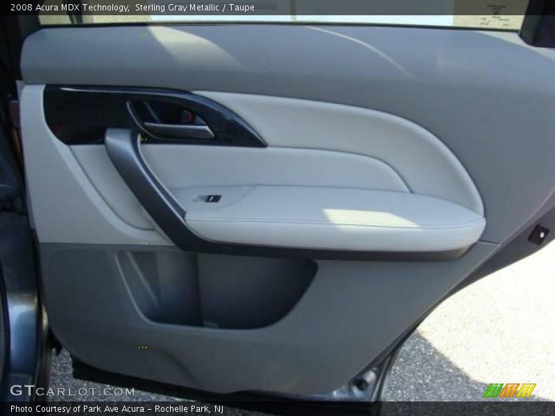 Sterling Gray Metallic / Taupe 2008 Acura MDX Technology