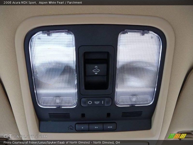Aspen White Pearl / Parchment 2008 Acura MDX Sport