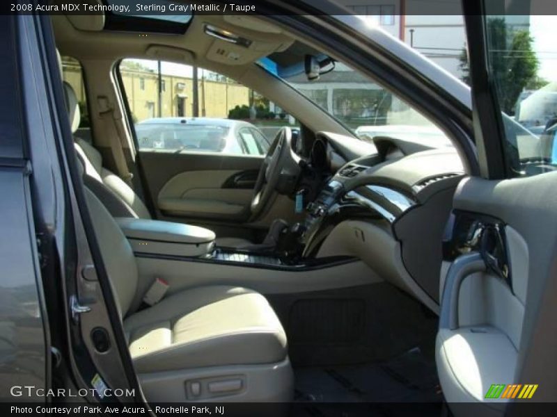 Sterling Gray Metallic / Taupe 2008 Acura MDX Technology