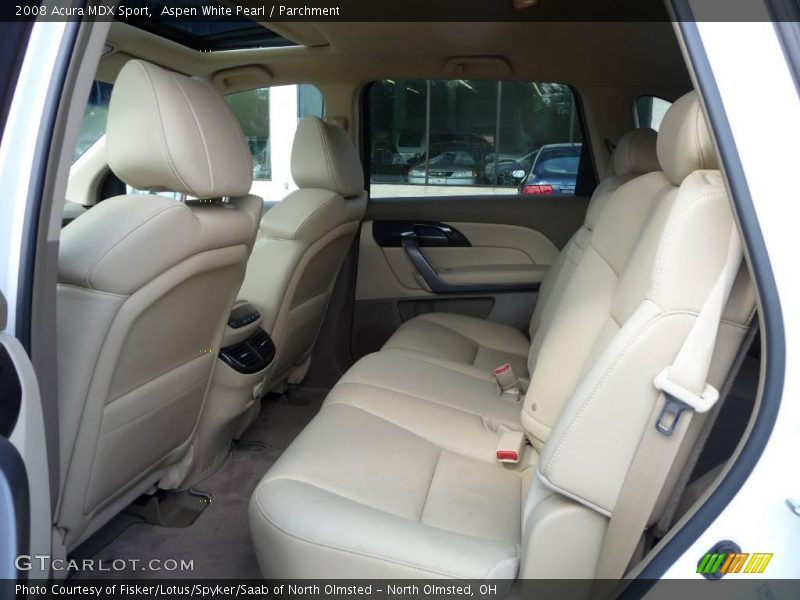 Aspen White Pearl / Parchment 2008 Acura MDX Sport