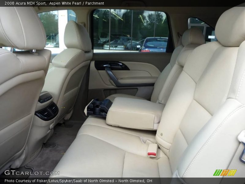 Aspen White Pearl / Parchment 2008 Acura MDX Sport