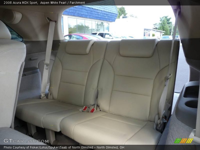 Aspen White Pearl / Parchment 2008 Acura MDX Sport