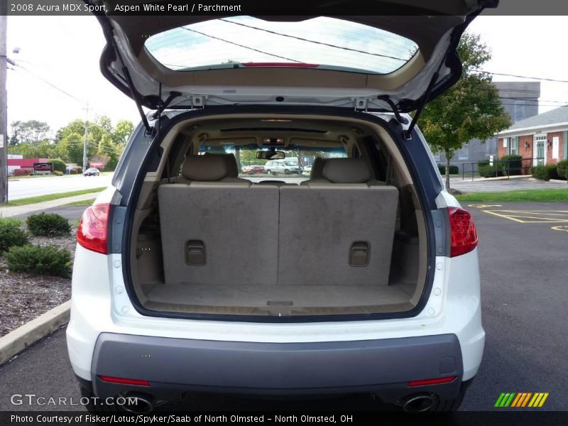Aspen White Pearl / Parchment 2008 Acura MDX Sport